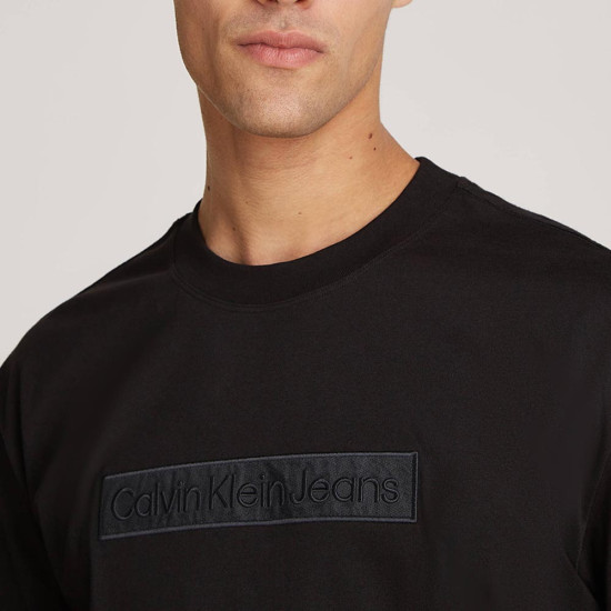 Calvin Klein Ανδρική κοντομάνικη μπλούζα Embroidered Box Tee